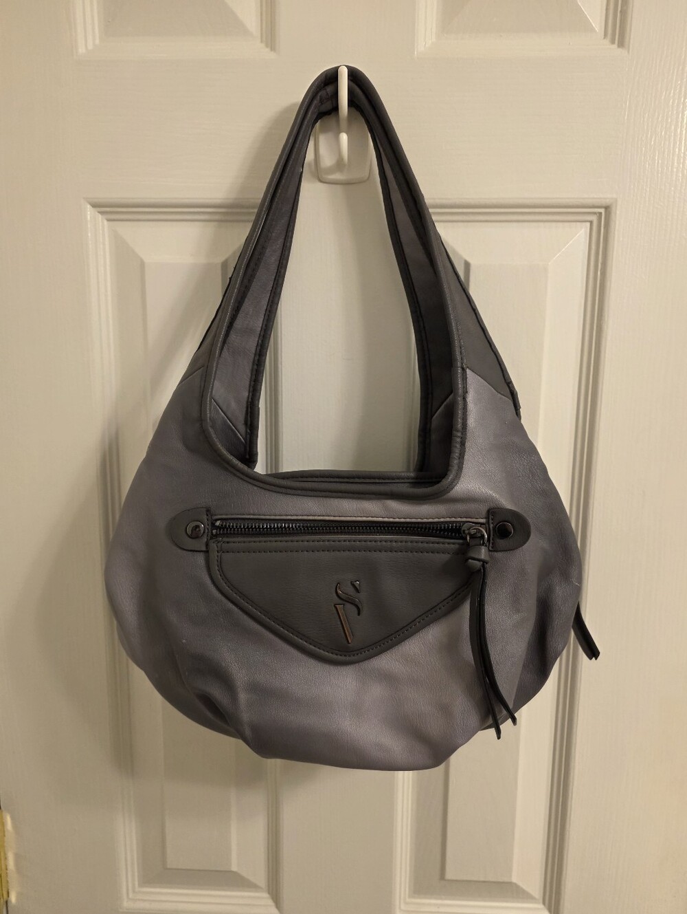 Vera Wang Gray Ombre Hobo Handbag